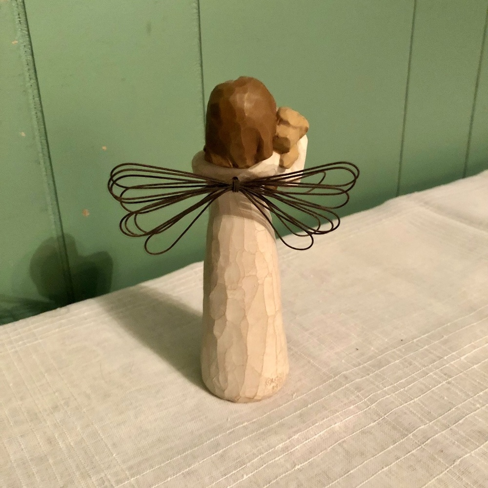 Willow Tree Angel Of Friendship With Puppy Susan Lordi Vintage 1999 Demdaco - Picture 3 of 5